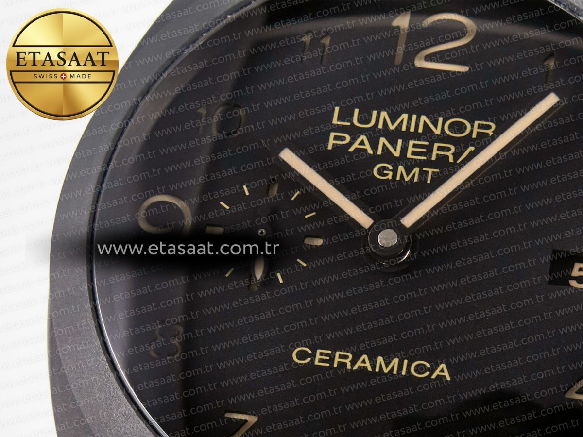 PAM441 Luminor Due VSF Best Edition Black Dial Black Carbon Bezel on Brown Asso Strap AXXXIV - Görsel 10