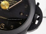 PAM441 Luminor Due VSF Best Edition Black Dial Black Carbon Bezel on Brown Asso Strap AXXXIV - Görsel 13