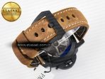 PAM441 Luminor Due VSF Best Edition Black Dial Black Carbon Bezel on Brown Asso Strap AXXXIV - Görsel 17