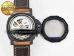PAM441 Luminor Due VSF Best Edition Black Dial Black Carbon Bezel on Brown Asso Strap AXXXIV - Görsel 19