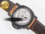 PAM441 Luminor Due VSF Best Edition Black Dial Black Carbon Bezel on Brown Asso Strap AXXXIV - Görsel 20
