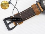 PAM441 Luminor Due VSF Best Edition Black Dial Black Carbon Bezel on Brown Asso Strap AXXXIV - Görsel 30