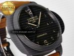 PAM441 Luminor Due VSF Best Edition Black Dial Black Carbon Bezel on Brown Asso Strap AXXXIV - Görsel 5