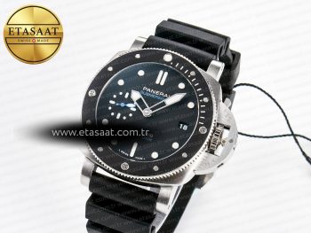 PAM683 Luminor Submersible 42mm VSF Best Edition Black Dial on Rubber Strap P900 Clone