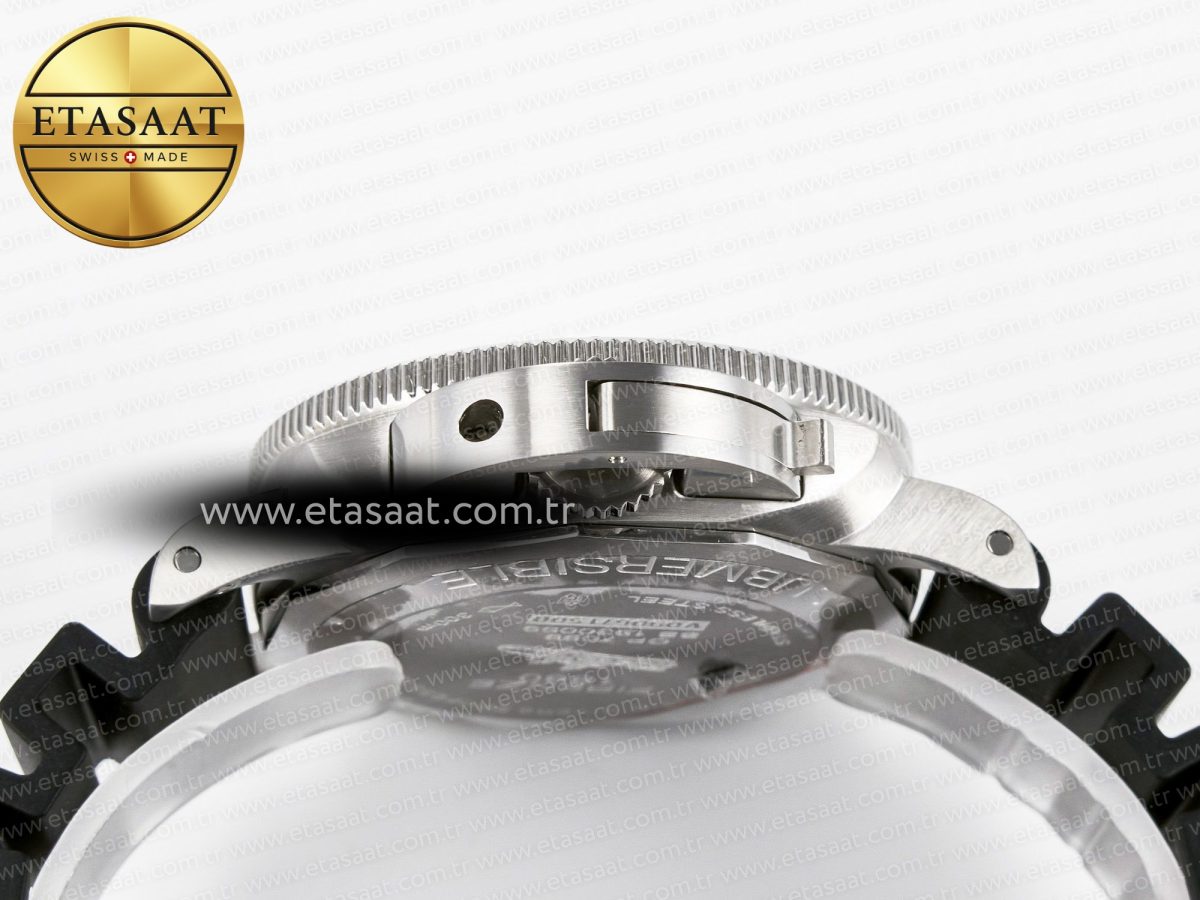 PAM683 Luminor Submersible 42mm VSF Best Edition Black Dial on Rubber Strap P900 Clone - Görsel 16