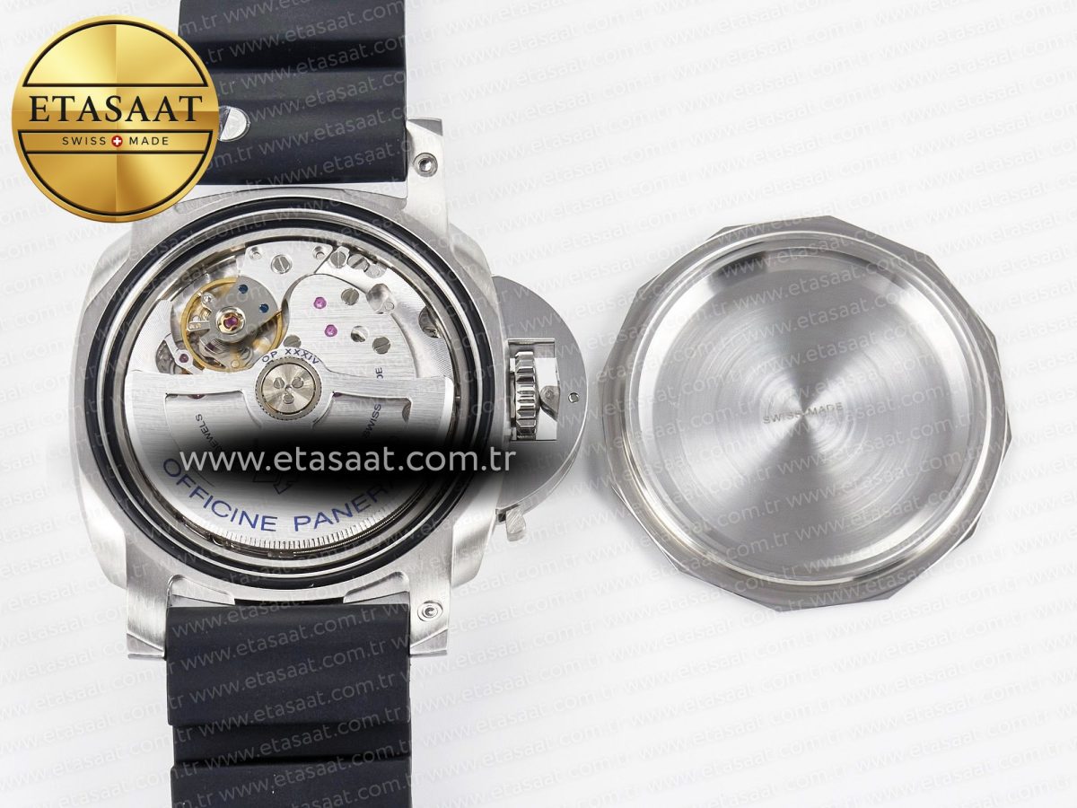 PAM683 Luminor Submersible 42mm VSF Best Edition Black Dial on Rubber Strap P900 Clone - Görsel 19