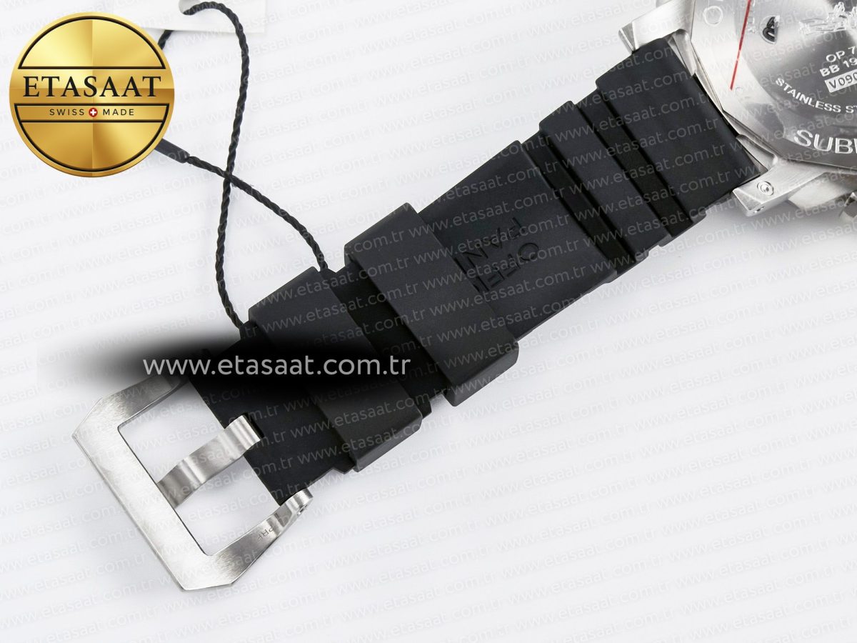 PAM683 Luminor Submersible 42mm VSF Best Edition Black Dial on Rubber Strap P900 Clone - Görsel 28