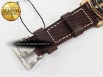 PAM968 V Bronzo VSF 1:1 Best Edition Brown Ceramic Bezel and Dial on Brown Calfskin Strap P.9010 Clone - Görsel 27