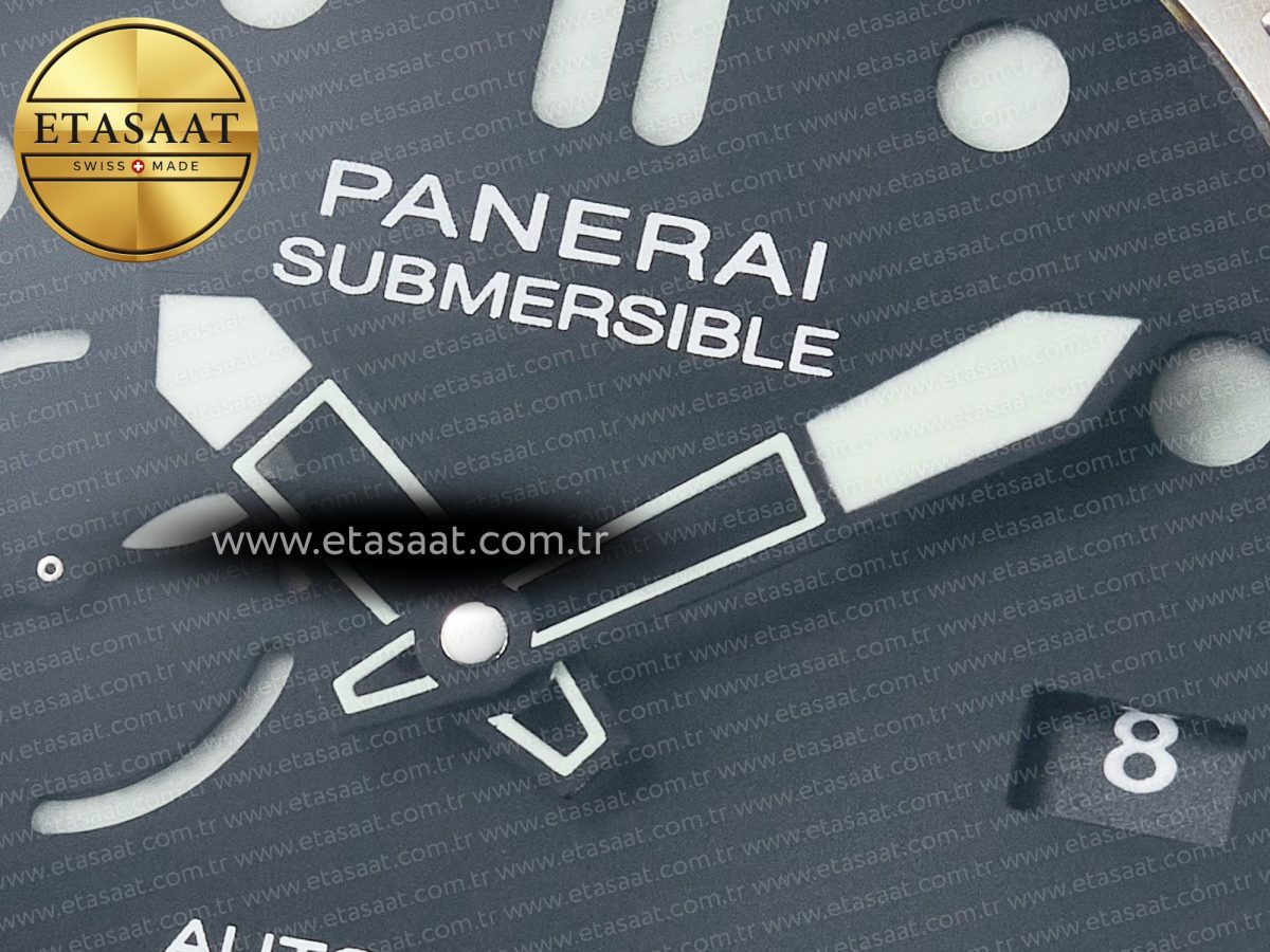 PAM984 Mike Horn Submersible VSF 1:1 Best Edition Black Dial on Black Nylon Strap P.9010 Clone - Görsel 12