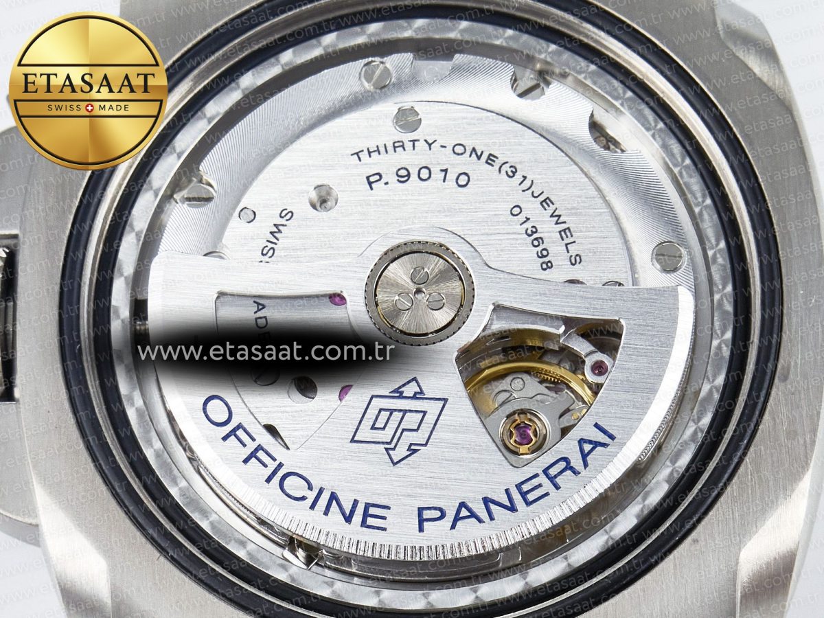 PAM984 Mike Horn Submersible VSF 1:1 Best Edition Black Dial on Black Nylon Strap P.9010 Clone - Görsel 21