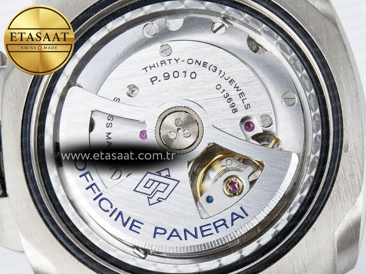 PAM984 Mike Horn Submersible VSF 1:1 Best Edition Black Dial on Black Nylon Strap P.9010 Clone - Görsel 22