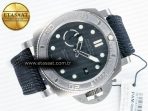 PAM984 Mike Horn Submersible VSF 1:1 Best Edition Black Dial on Black Nylon Strap P.9010 Clone - Görsel 8