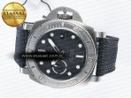 PAM984 Mike Horn Submersible VSF 1:1 Best Edition Black Dial on Black Nylon Strap P.9010 Clone - Görsel 9