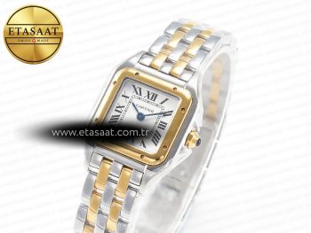 Panthère Secrete Ladies 22mm SS/YG 8848F 1:1 Best Edition White Dial on SS/YG Bracelet Ronda Quartz