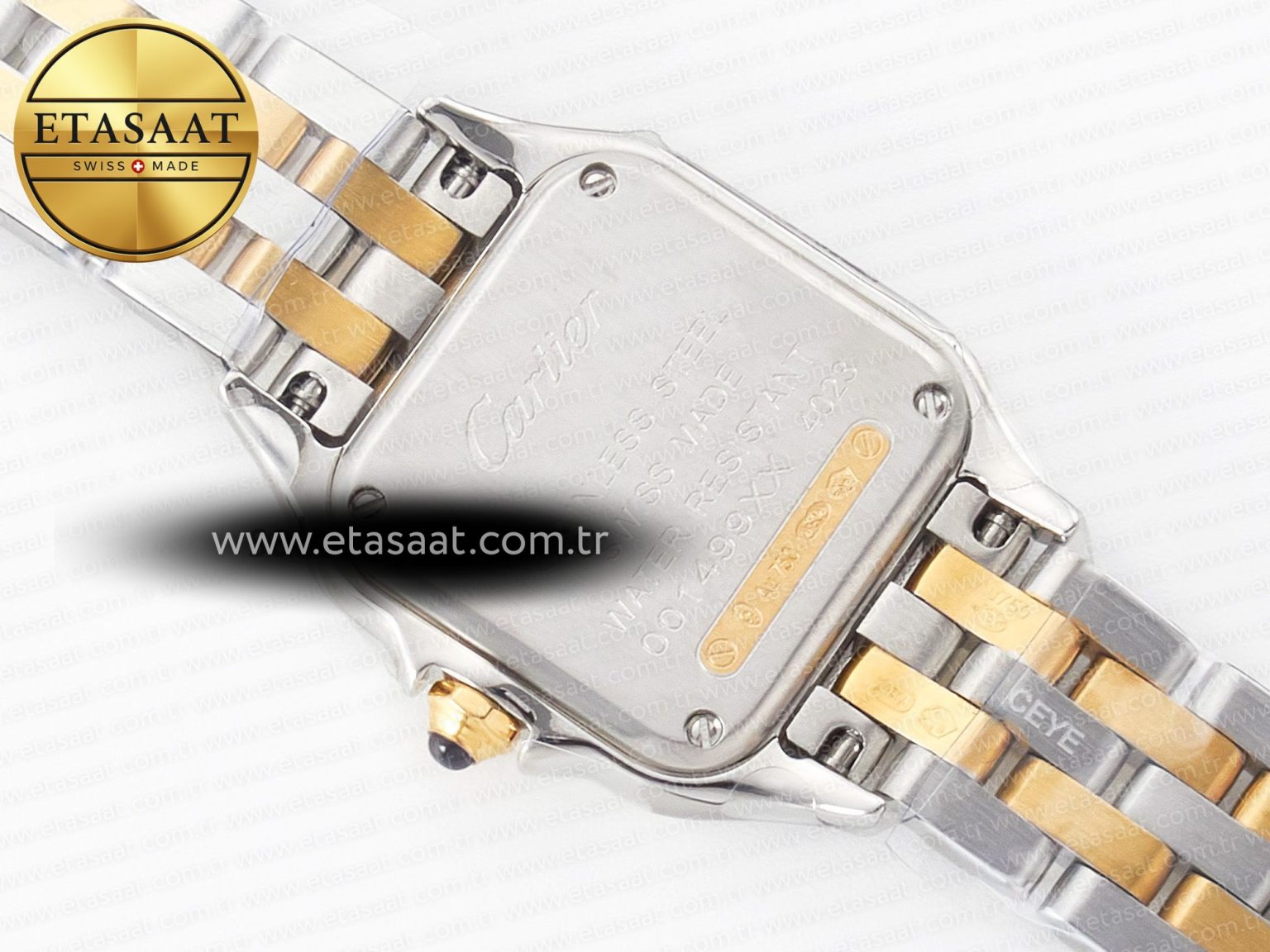 Panthère Secrete Ladies 22mm SS/YG 8848F 1:1 Best Edition White Dial on SS/YG Bracelet Ronda Quartz - Görsel 15