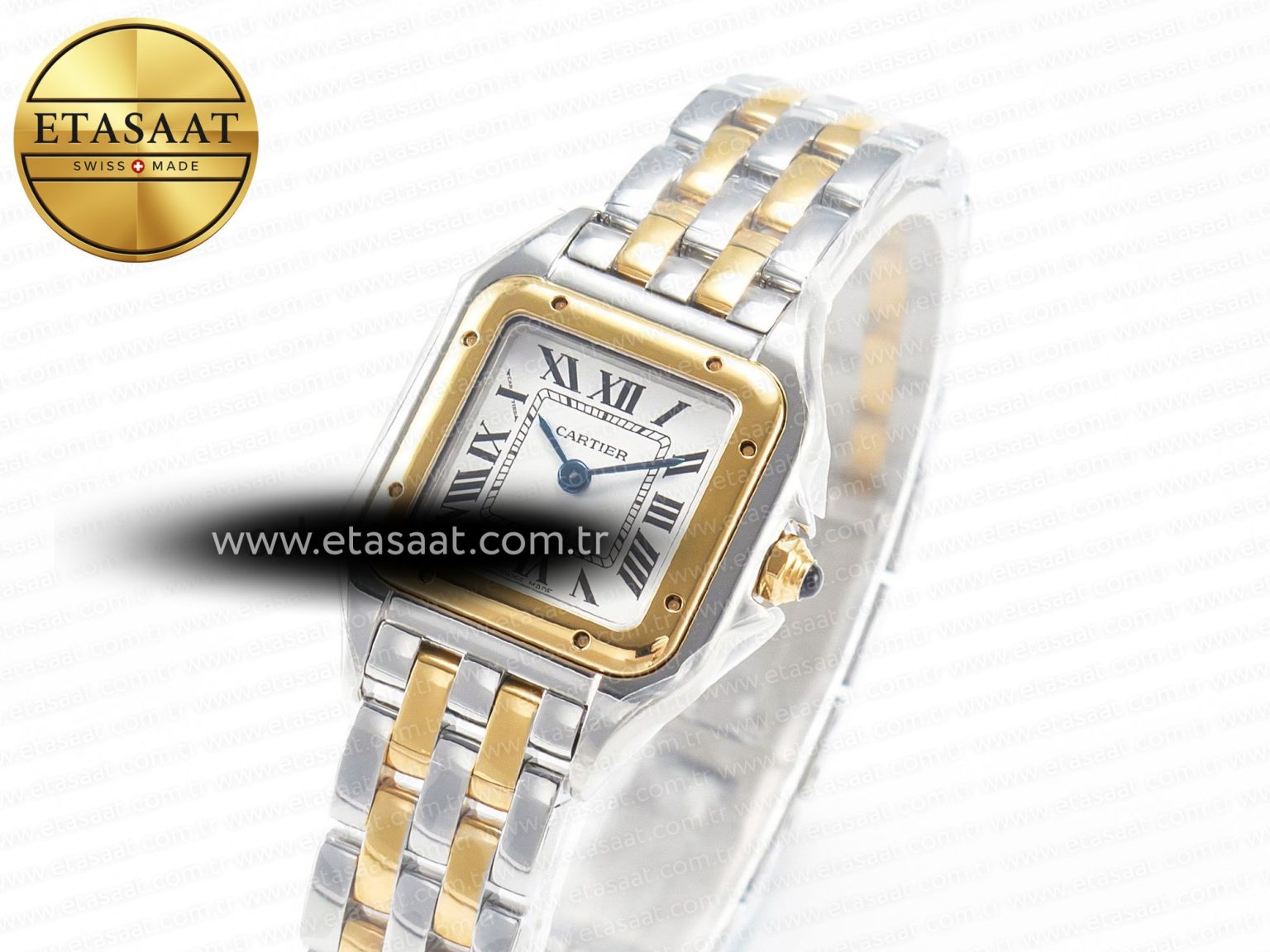 Panthère Secrete Ladies 22mm SS/YG 8848F 1:1 Best Edition White Dial on SS/YG Bracelet Ronda Quartz - Görsel 2