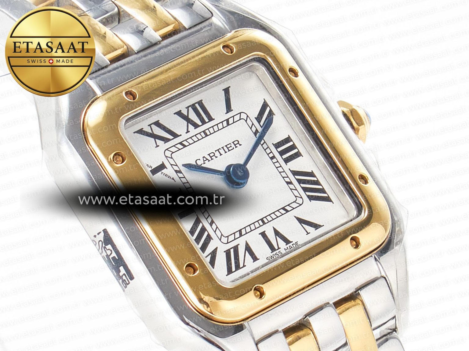 Panthère Secrete Ladies 22mm SS/YG 8848F 1:1 Best Edition White Dial on SS/YG Bracelet Ronda Quartz - Görsel 5