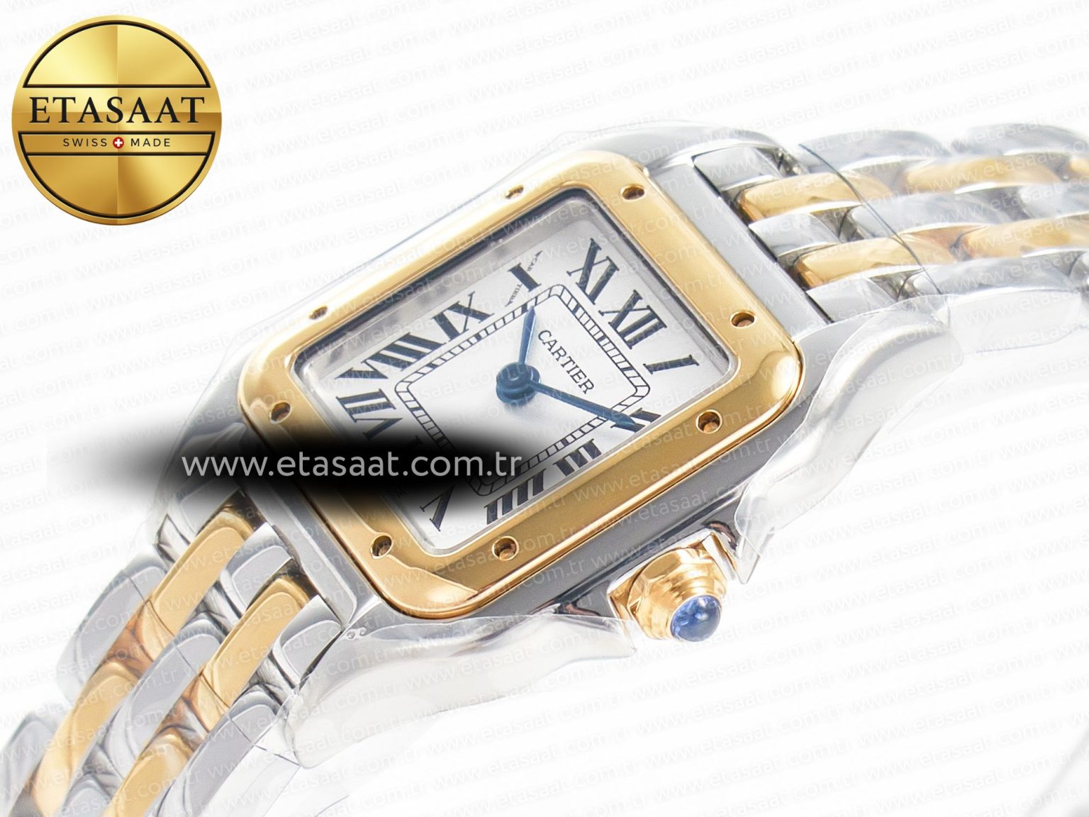 Panthère Secrete Ladies 22mm SS/YG 8848F 1:1 Best Edition White Dial on SS/YG Bracelet Ronda Quartz - Görsel 6