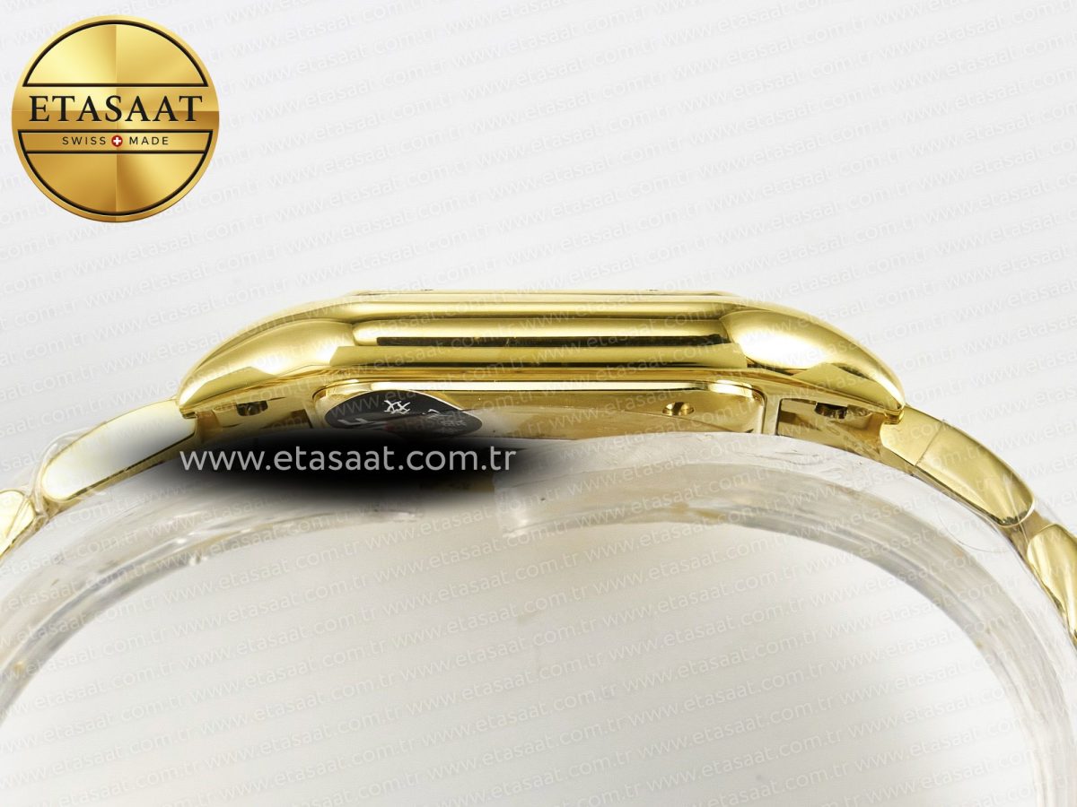 Panthère Secrete Ladies 22mm YG 8848F 1:1 Best Edition White Dial on YG Bracelet Ronda Quartz - Görsel 12