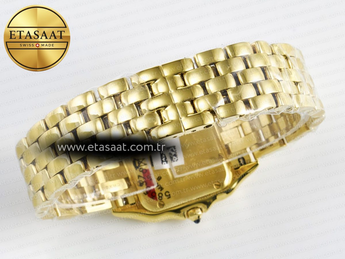 Panthère Secrete Ladies 22mm YG 8848F 1:1 Best Edition White Dial on YG Bracelet Ronda Quartz - Görsel 14