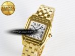 Panthère Secrete Ladies 22mm YG 8848F 1:1 Best Edition White Dial on YG Bracelet Ronda Quartz - Görsel 2
