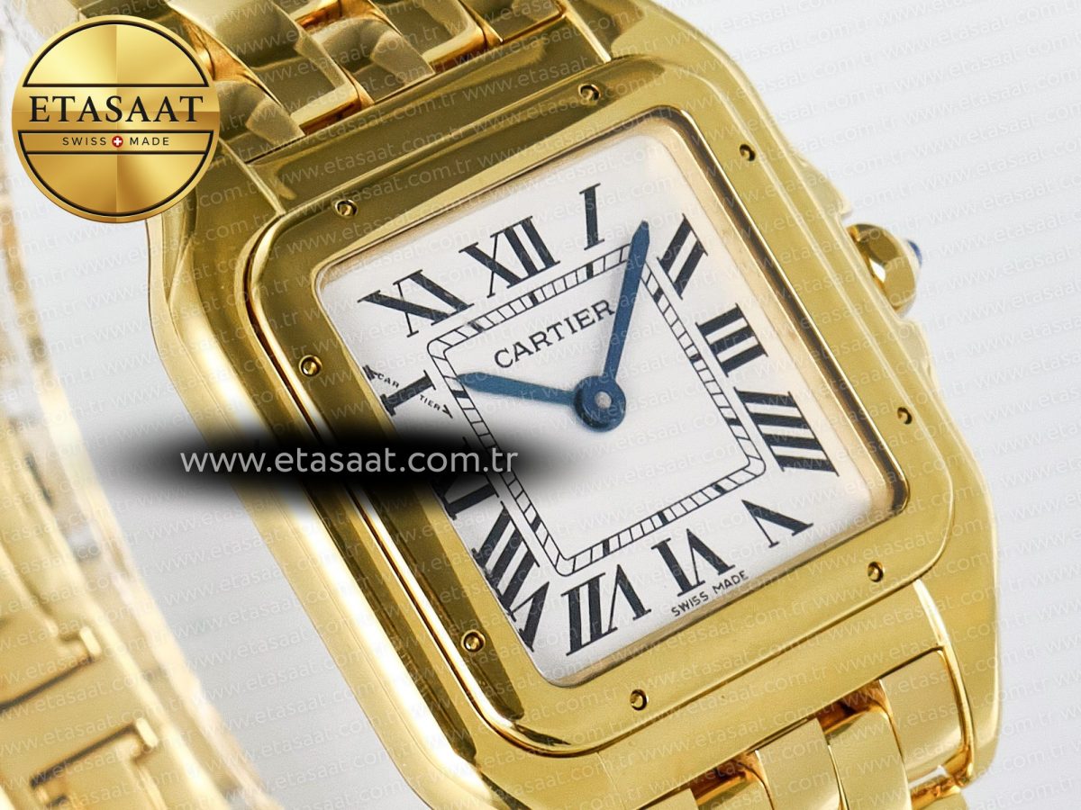 Panthère Secrete Ladies 22mm YG 8848F 1:1 Best Edition White Dial on YG Bracelet Ronda Quartz - Görsel 5