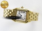 Panthère Secrete Ladies 22mm YG 8848F 1:1 Best Edition White Dial on YG Bracelet Ronda Quartz - Görsel 9