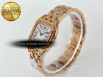 Panthère Secrete Ladies 27mm RG J12F 1:1 Best Edition White Dial Diamonds Bezel on RG Bracelet Ronda Quartz - Görsel 6