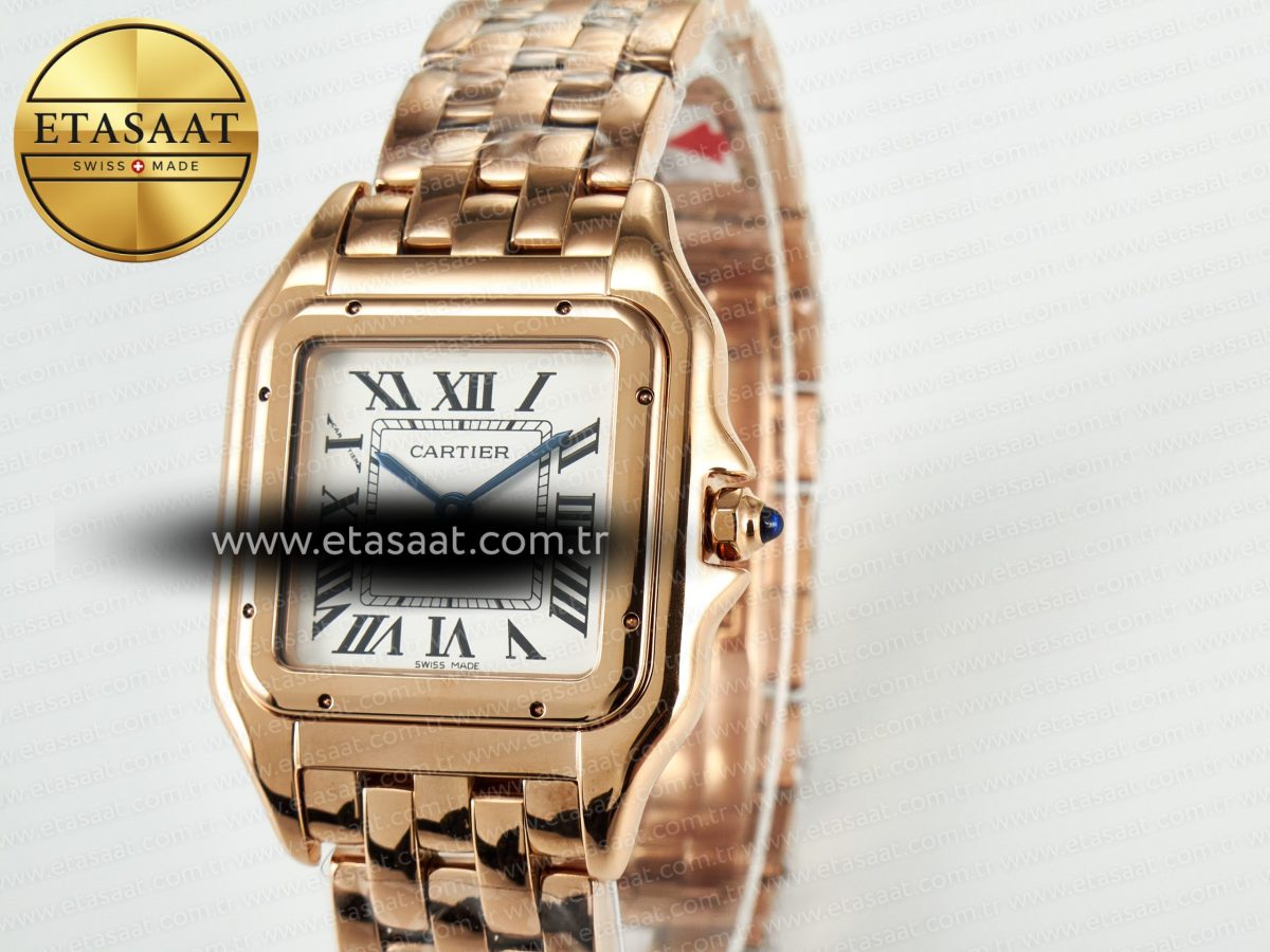 Panthère Secrete Ladies 27mm RG J12F 1:1 Best Edition White Dial on RG Bracelet Ronda Quartz - Görsel 11