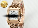 Panthère Secrete Ladies 27mm RG J12F 1:1 Best Edition White Dial on RG Bracelet Ronda Quartz - Görsel 11