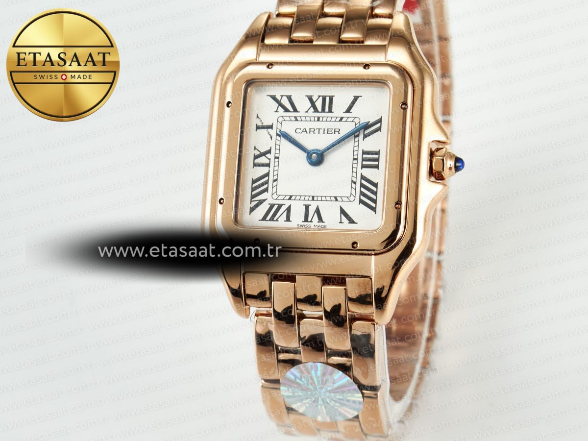 Panthère Secrete Ladies 27mm RG J12F 1:1 Best Edition White Dial on RG Bracelet Ronda Quartz - Görsel 12