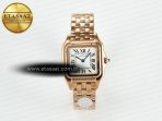 Panthère Secrete Ladies 27mm RG J12F 1:1 Best Edition White Dial on RG Bracelet Ronda Quartz - Görsel 3