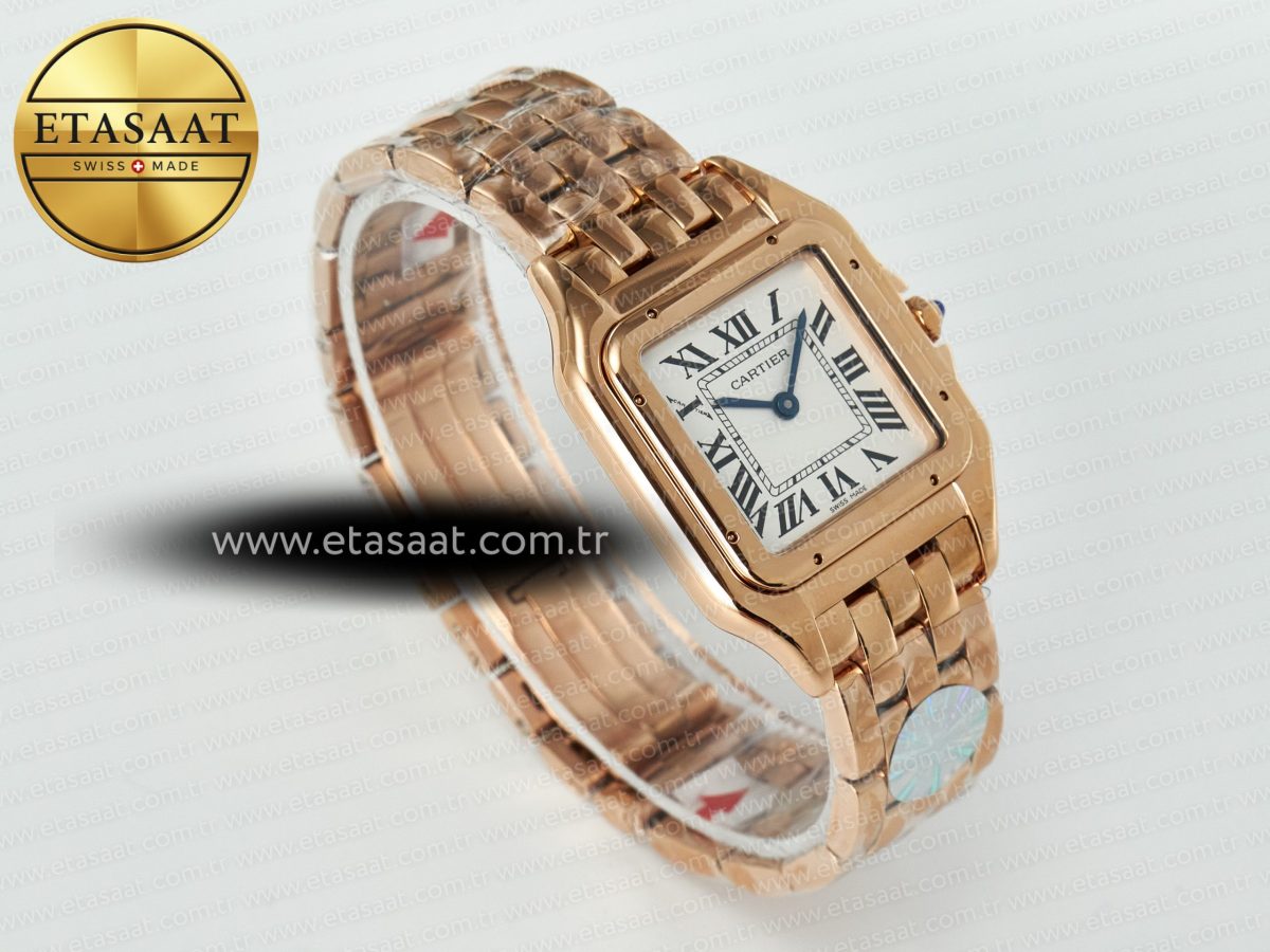 Panthère Secrete Ladies 27mm RG J12F 1:1 Best Edition White Dial on RG Bracelet Ronda Quartz - Görsel 5