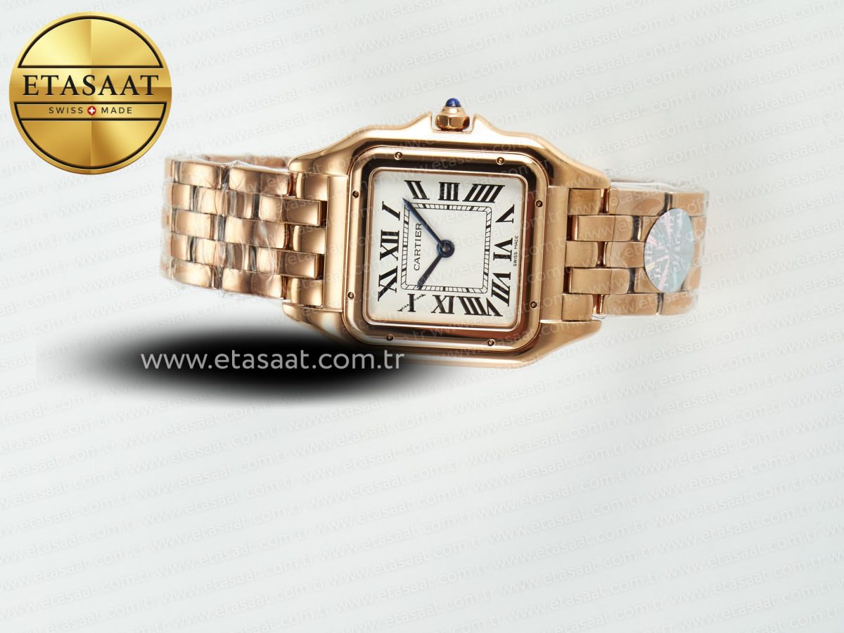 Panthère Secrete Ladies 27mm RG J12F 1:1 Best Edition White Dial on RG Bracelet Ronda Quartz - Görsel 8