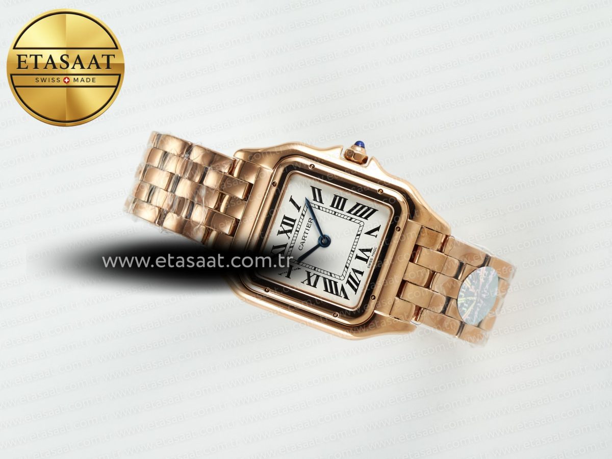 Panthère Secrete Ladies 27mm RG J12F 1:1 Best Edition White Dial on RG Bracelet Ronda Quartz - Görsel 9