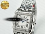 Panthère Secrete Ladies 27mm SS Diamonds Bezel J12F 1:1 Best Edition White Dial on SS Bracelet Ronda Quartz - Görsel 10