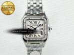 Panthère Secrete Ladies 27mm SS Diamonds Bezel J12F 1:1 Best Edition White Dial on SS Bracelet Ronda Quartz - Görsel 4