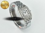 Panthère Secrete Ladies 27mm SS Diamonds Bezel J12F 1:1 Best Edition White Dial on SS Bracelet Ronda Quartz - Görsel 5