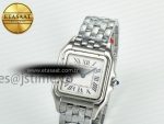 Panthère Secrete Ladies 27mm SS J12F 1:1 Best Edition White Dial on SS Bracelet Ronda Quartz