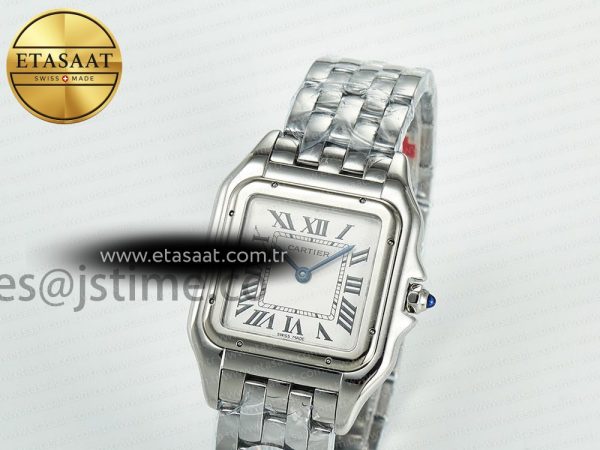Panthère Secrete Ladies 27mm SS J12F 1:1 Best Edition White Dial on SS Bracelet Ronda Quartz
