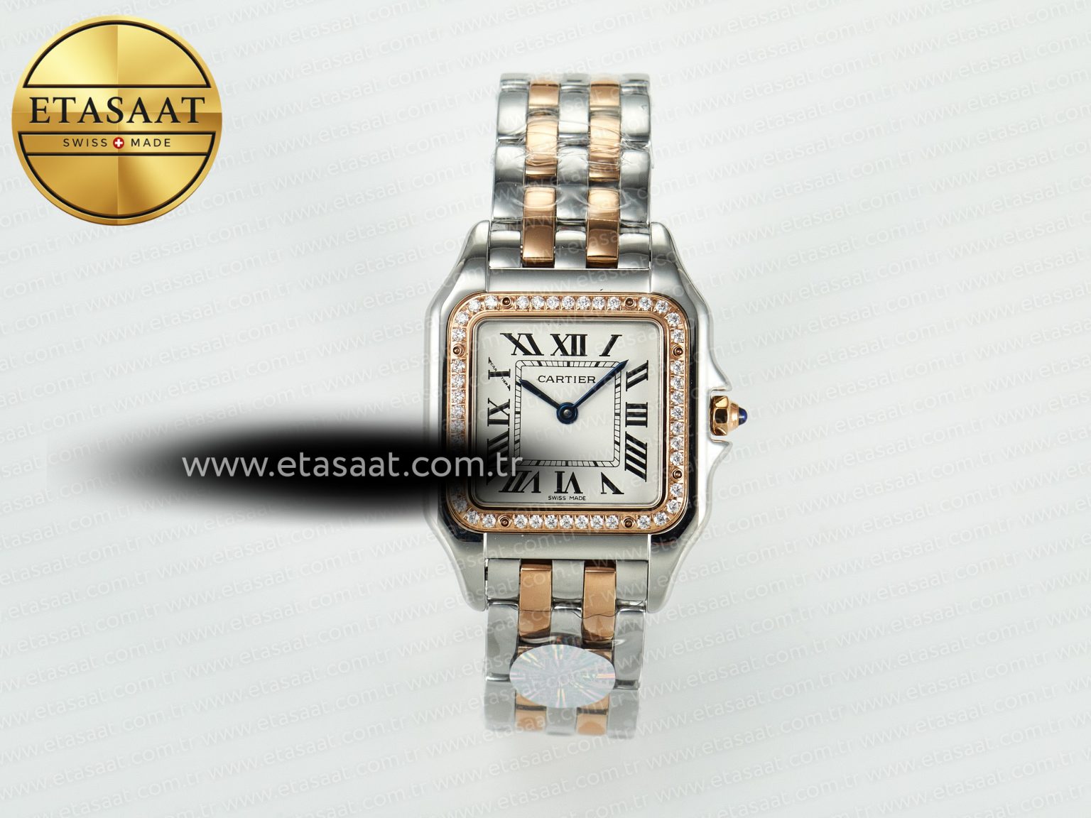 Panthère Secrete Ladies 27mm SS/RG J12F 1:1 Best Edition White Dial on SS/RG Bracelet Ronda Quartz - Görsel 3