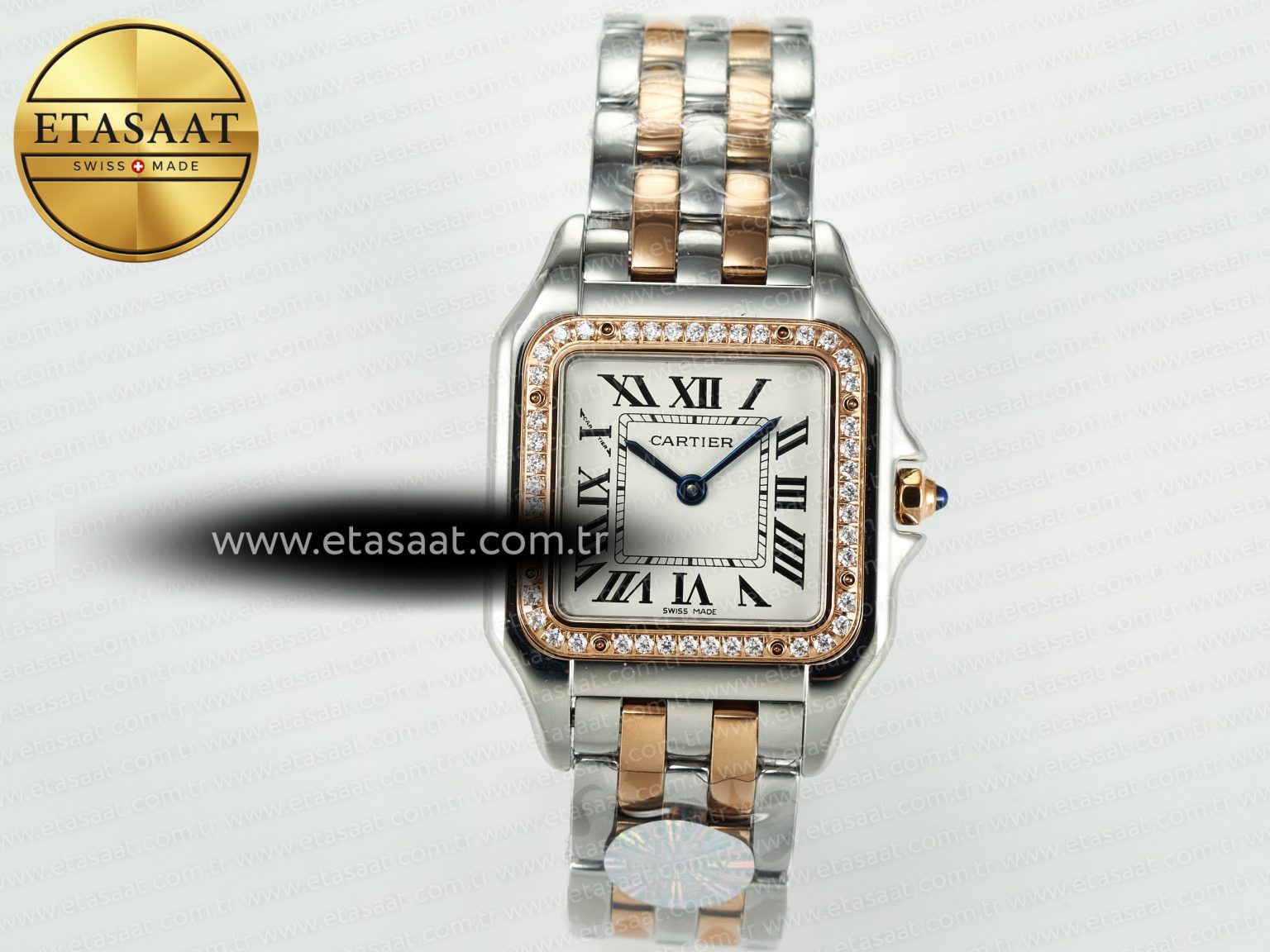 Panthère Secrete Ladies 27mm SS/RG J12F 1:1 Best Edition White Dial on SS/RG Bracelet Ronda Quartz - Görsel 4