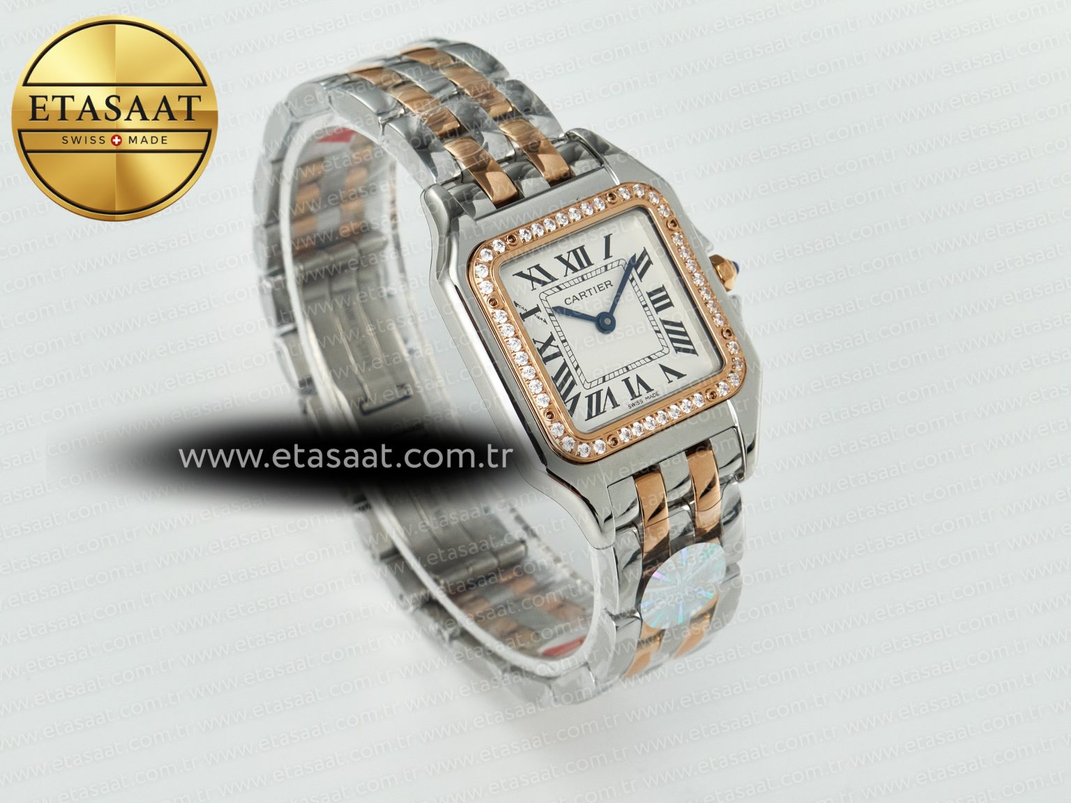 Panthère Secrete Ladies 27mm SS/RG J12F 1:1 Best Edition White Dial on SS/RG Bracelet Ronda Quartz - Görsel 5