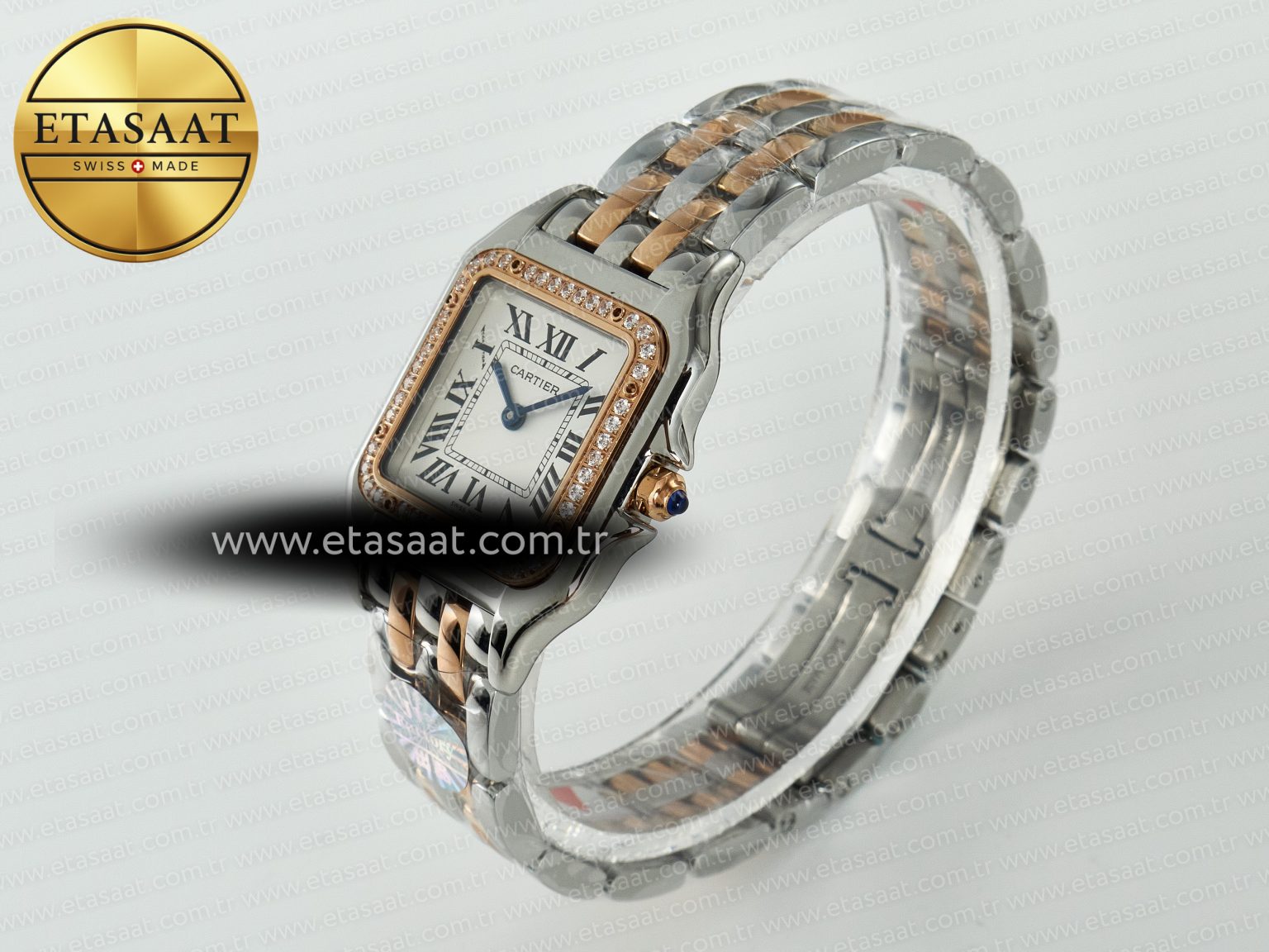Panthère Secrete Ladies 27mm SS/RG J12F 1:1 Best Edition White Dial on SS/RG Bracelet Ronda Quartz - Görsel 6