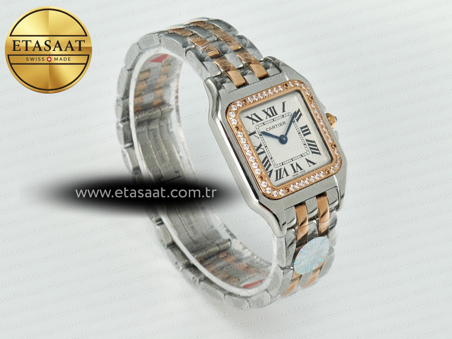 Panthère Secrete Ladies 27mm SS/RG J12F 1:1 Best Edition White Dial on SS/RG Bracelet Ronda Quartz - Görsel 7
