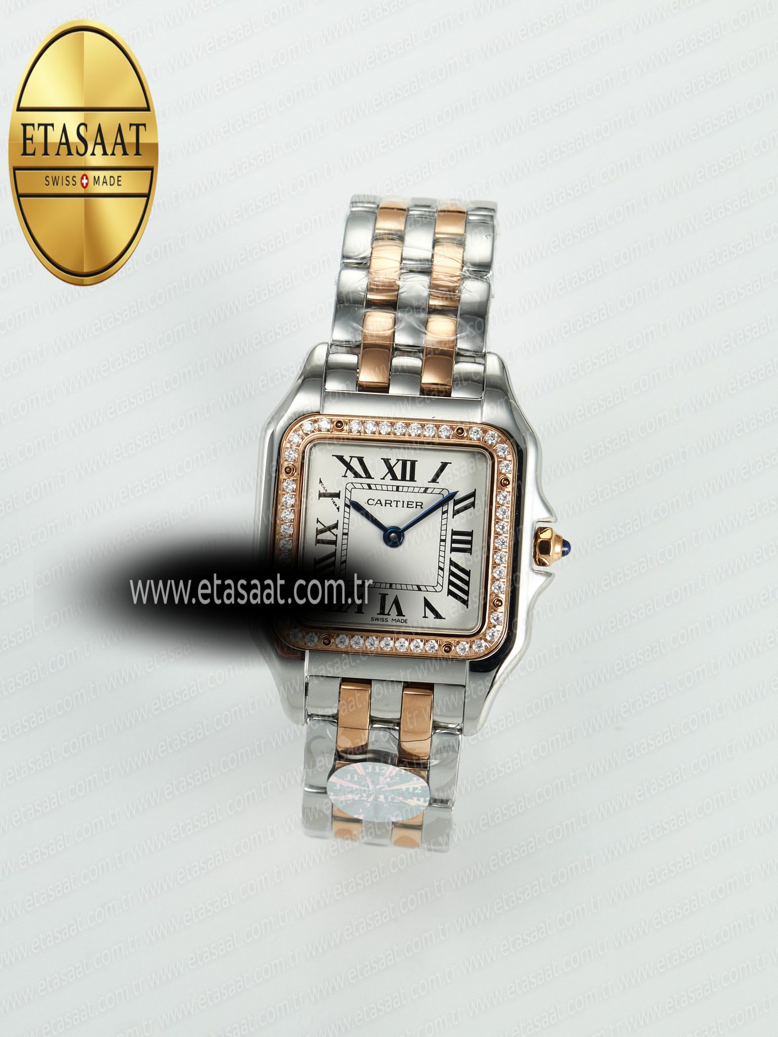 Panthère Secrete Ladies 27mm SS/RG J12F 1:1 Best Edition White Dial on SS/RG Bracelet Ronda Quartz - Görsel 8