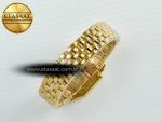 Panthère Secrete Ladies 27mm YG J12F 1:1 Best Edition White Dial Diamonds Bezel on YG Bracelet Ronda Quartz - Görsel 13
