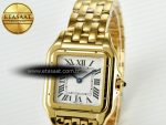 Panthère Secrete Ladies 27mm YG J12F 1:1 Best Edition White Dial on YG Bracelet Ronda Quartz - Görsel 10