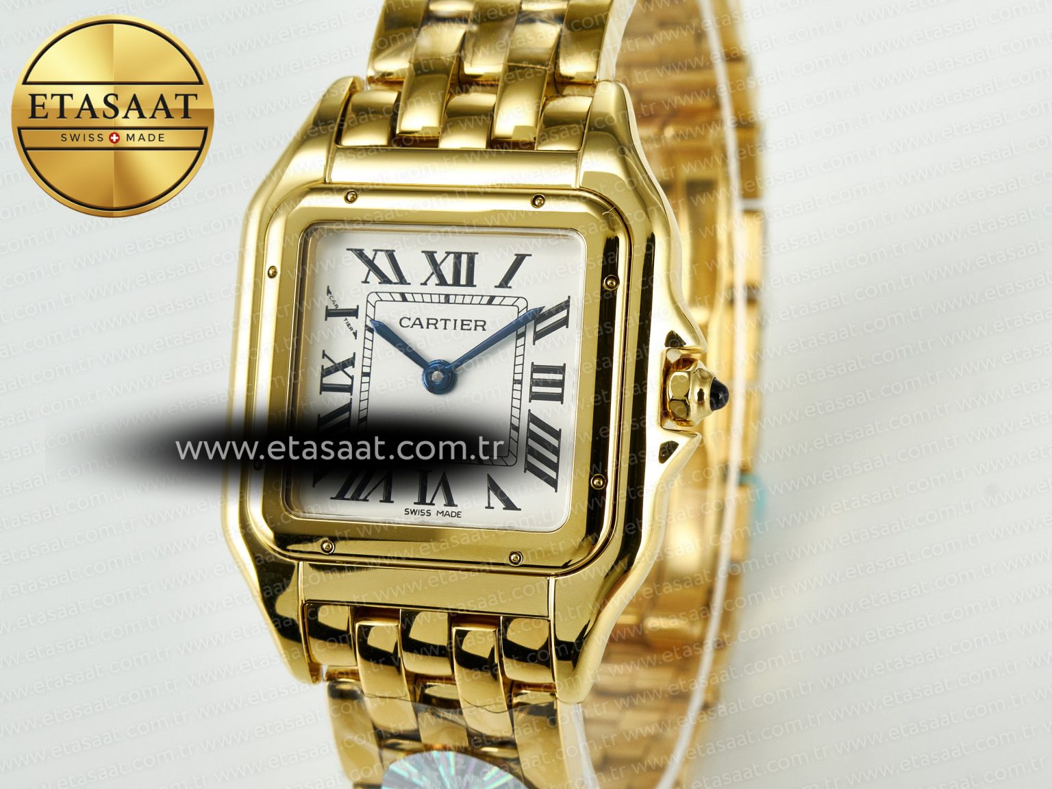 Panthère Secrete Ladies 27mm YG J12F 1:1 Best Edition White Dial on YG Bracelet Ronda Quartz - Görsel 11