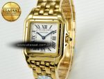 Panthère Secrete Ladies 27mm YG J12F 1:1 Best Edition White Dial on YG Bracelet Ronda Quartz - Görsel 11